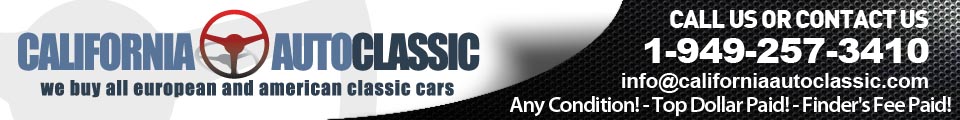 We Buy All Type Of Classic Cars